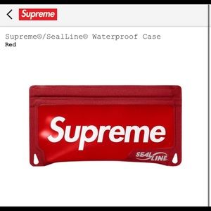 Supreme SealLine Waterproof Case Confirmed Order